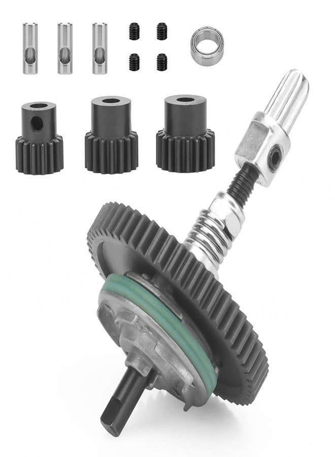 daitoku Differential Gear Complete Slipper Clutch with 32P 15T/17T/19T Pinions Gear Set for Traxxas Slash Stampede Rustle 4X4, Replacement of 6878 - Image 1